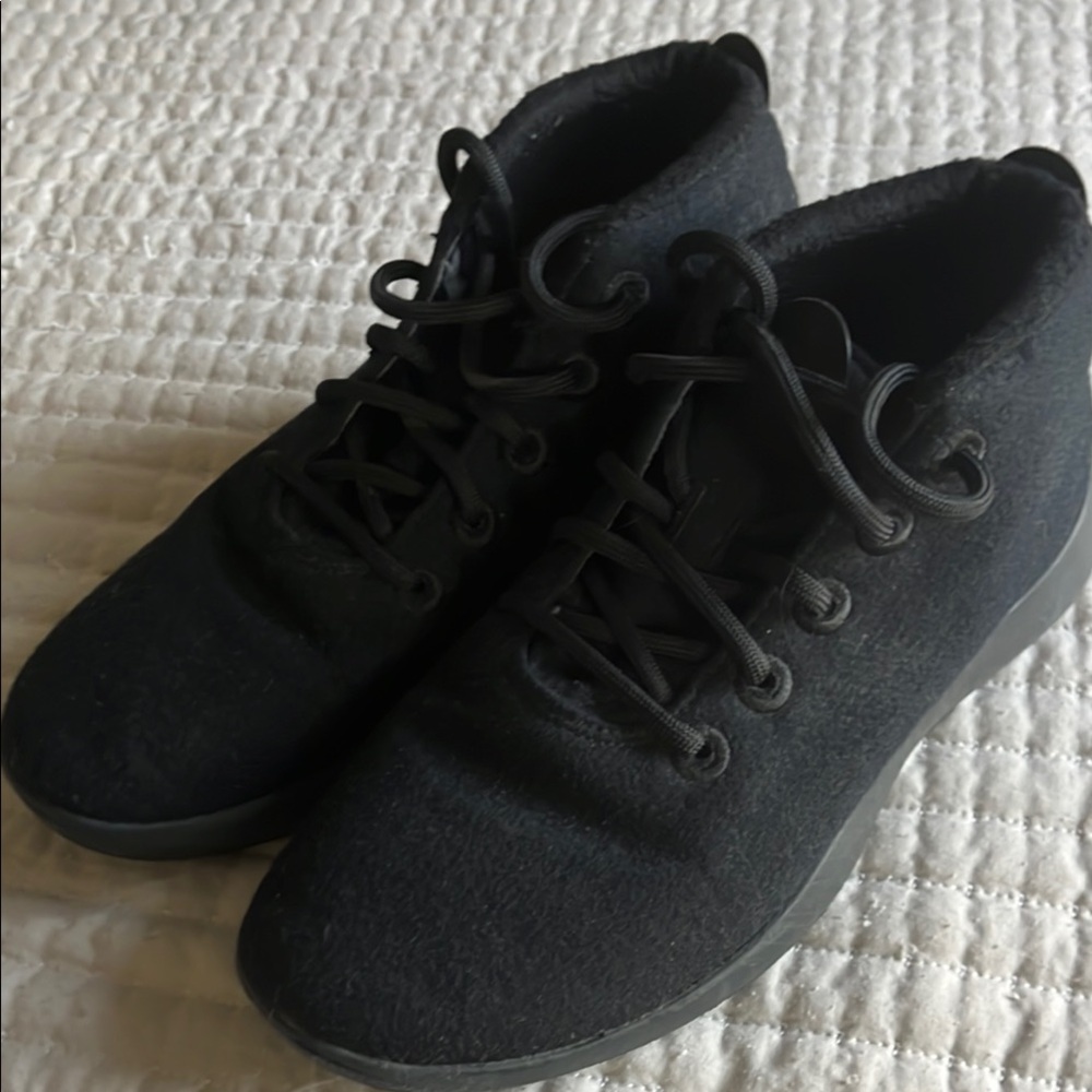 Men’s Allbirds Black Wool Runner-Up Mizzles High Tops